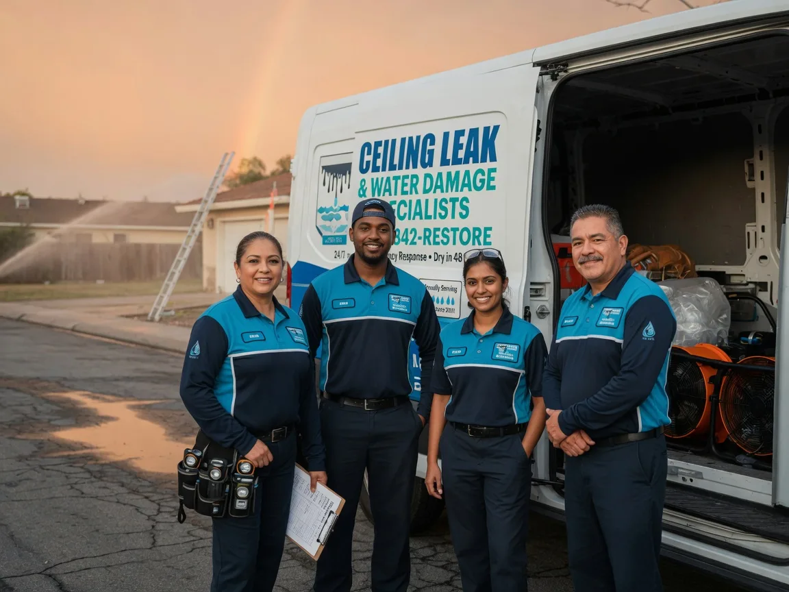 Ceiling Leak Cleanup company in East Butler, PA